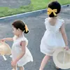 Vestido Camisola para Niña, Vestido Elegante de Gasa para Niños, Vestido de Princesa para Niña Pequeña, Vestido de Verano para Bebé Niña al por Mayor