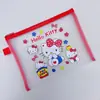 Bolsa de Almacenamiento A5 Hello Kitty Cruzada Loca Papelería Almacenamiento Estudiante Bolsa para Documentos Bolsa de Archivo Gato Kt Bolsa de Tutoría