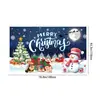 Suprimentos de Decoração de Cenário de Natal Novo Transfronteiriço, Decorações de Festa de Natal, Faixas de Jardim para Feriados, Tecido de Cortina de Porta