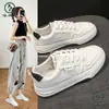 Zapatos Planos Blancos Marca Woodpecker 1 Modernos Estudiante Suela Gruesa Versión Coreana Zapatos Transpirables 6288