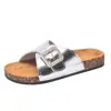 Sandalias Birkenstock de Suela Gruesa para Mujer, Novedad Verano 2024, Sandalias Casuales Retro de Hebilla con Tira, Abiertas, para Ponerse Fácil