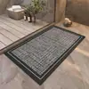 Alfombrilla de baño de alta gama en estilo wabi-sabi japonés, absorbente de agua y antideslizante, resistente a la suciedad y duradera, alfombrilla de suelo de tierra de diatomeas