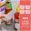 Separador de Geladeira Doméstico Multifuncional de Armazenamento e Classificação Retrátil Livre Ajustável Encaixável Clipe Divisório de Geladeira