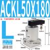 Cilindro Neumático X180 Grados Sujeción Rotativa Src25 Ángulo Ack32/40/50/63*90R/L Cilindro Rotativo