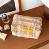 Bolsa Cosmética Pequeña Fresca Engrosada de Otoño e Invierno Bolsa de Almacenamiento Bolsa de Tocador Bolsa Interior Bolsa Grande de Mano