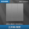 Interruptor de Pared con Enchufe de Estilo Británico Multifuncional de Múltiples Puertos Enchufe de Alimentación Doméstico 13A con Puerto USB Panel para Exportación