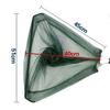 Rede de Pescador Dobrável em Liga de Alumínio Rede de Pescador Telescópica de Três Seções Rede Triangular de Dobra Automática Rede de Pescador de Bolso Dobrável