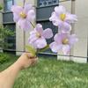 2024 Novos Produtos Roxo Econômico Flores para Salão de Casamento Teto Flores de Chão Atacado
