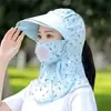 Sombrilla Protectora UV Cubre Rostro Chal Grande Protección Solar A prueba de Viento Sombrilla para Ciclismo Versátil Sombrero de Pescador Sombrero Chal de Verano para Mujer