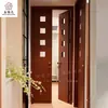Puerta Sencilla Estilo Francés, Puerta Doble Interior Famosa en Internet Pintada, Puerta Retro para Dormitorio, Fábrica de Origen