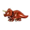 Globo de dinosaurio de dibujos animados de 18 pulgadas nuevo transfronterizo para fiesta de banquete de cumpleaños infantil decoración de fiesta globo