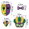 Decoração de Festa de Carnaval Coroa Máscara Pingente Espiral Tema Baile de Máscaras Suprimentos para Festa Inserção de Pingente