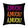 Funda de Almohada de Halloween Más Vendida Transfronteriza Estampado de Calabaza Fantasma Cojín para Sofá Respaldo de Cama Cojín Decorativo Festivo