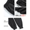 Pantalones negros para mujer otoño e invierno 2023 Nuevo holgado hasta el tobillo adelgazante hasta el tobillo pantalones deportivos casuales gruesos de felpa