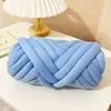 Tiras de terciopelo enrolladas alrededor de la cama para prevenir colisiones, Mantas tejidas hechas a mano para bricolaje, Almohadas de lana islandesa extra gruesas, Bordes de cama nido para perros y gatos