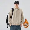 Ropa de Hombre Fengshe / Sudadera jacket de invierno 2026 para hombre, con forro polar y engrosada, nueva y moderna, de manga larga