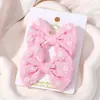 Lazo de tela floral fresca lindo pasador bordado para niños bebé versátil pasador para pelo suelto accesorio para el cabello 3556