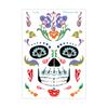 Pegatinas Impermeables de Halloween Transfronterizas Pegatinas Faciales de Mascarada Pegatinas Faciales Pegatinas de Tatuaje Mexicanas del Día de Muertos