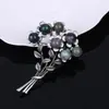 Broche de Aleación Perla Vintage Europeo y Americano Transfronterizo Accesorios para Ropa Pin Broche de Joyería Lujo de Gama Alta
