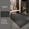 Nuevo felpudo negro para entrada, cortable, resistente a la suciedad, quita polvo, antideslizante, alfombrilla para piso de recibidor del hogar