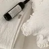 Colcha minimalista y cómoda estilo coreano lavada, colcha acolchada de una sola pieza, juego de tres piezas, manta para sofá de oficina y aire acondicionado