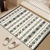 Alfombrilla de baño, felpudo, alfombrilla antideslizante para baño estilo japonés, alfombrilla absorbente para pies, alfombrilla de tierra de diatomeas, alfombra para inodoro