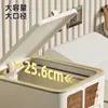Cubo de basura con tapa para uso doméstico, gran capacidad, adecuado para sala de estar, baño, inodoro, dormitorio, cocina, cubo de basura operado con el pie, no necesita agacharse