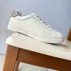 Zapatos Blancos de Piel Genuina de Alta Calidad Hechos en Guangdong, Nuevos para Primavera y Verano, de Corte Bajo, con Cordones, Estampado de Letra C, Ligeros, Amortiguadores, Tenis Casuales