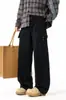 2025 Nuevo Otoño Pantalones Cargo Retro Pesados Americanos para Hombre Sueltos Rectos Pierna Ancha Casuales