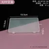 Caja Pequeña de Plástico Transparente Cuadrada Caja para Audífonos Caja para Almacenamiento de Joyería Caja para Piezas Caja para Cuentas de Joyería Caja para Aparejos de Pesca