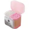 Bastoncillos de Algodón para Maquillaje, Limpieza de Oídos, Desechables para el Hogar, Palitos de Madera Doble Punta, Bastoncillos de Algodón Largos en Caja, Bastoncillos de Algodón para Limpieza e Higiene