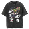 Camiseta Informal con Estampado de Animación 2025 Moda de Verano para Hombre y