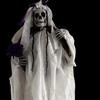 Venta caliente transfronteriza: Corona de Halloween de terror para novias de cementerio, decoración para puerta de casa embrujada, festival de fantasmas de terror, colgante de pared