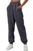 Pantalones deportivos holgados de cintura alta para mujer de Amazon 2023, cómodos pantalones de chándal de cintura alta, sudadera informal con bolsillo