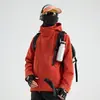 Jaqueta corta-vento de viagem estilo camelo masculina três em um destacável forrada com fleece de inverno jaqueta corta-vento impermeável espessa