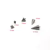 Haste de piercing para lábio com rosca interna de titânio G23, cone pontudo, piercing para língua, piercing de diabo, haste de fundo plano, brinco, joia para piercing corporal de liga de titânio