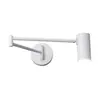 Lámpara de pared para mesita de noche, diseño minimalista italiano, brazo giratorio y extensible, adecuada para estudio y lectura, lámpara de pared para protección ocular