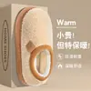 Nuevas pantuflas de algodón para mujer, para usar en invierno al aire libre, forradas de felpa, cálidas, de suela gruesa, con talón, pantuflas para el hogar en interiores, zapatos de algodón esponjosos, estilo para hombre