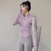 Ropa deportiva Pilates Super Slim de secado rápido para mujer, top, ropa de yoga, traje de running y fitness de manga larga