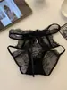 A Lei do Desejo Oculto ~ Calcinhas de Renda Sexy para Mulheres, Cintura Baixa Pura Desejo Malha de Cílios Respirável Forro de Algodão Calcinhas para Mulheres