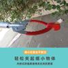 Pinza Recogedora de Basura de Acero Inoxidable con Mango Curvo y Tubo Redondo Grueso, Pinza Sanitaria de Mango Largo, Pinza de Basura para el Hogar, Ahorradora de Trabajo