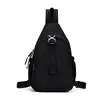 2026 Nova Elegante Versátil Fresca Simples Cor Sólida Design Diário Deslocamento Ombro Único Camadas Múltiplas Transversal Peito Bolsa