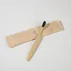 Cepillo de Dientes Desechable para Hotel Entorno B&B Ecológico Papel de Caña de Azúcar Cepillo de Dientes de Cerdas Suaves con Pasta de Dientes Artículos de Tocador Desechables Suministros para Hotel