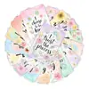 18 Tarjetas Florales de Acuarela de Autoafirmación en Inglés con Frases Positivas, Tarjetas de Felicitación para Decoración de Regalos