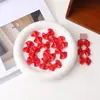 Acessórios de Miçangas DIY Coloridos Acrílicos para Milkshake com Laço 3D