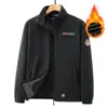 Exportar Noruega resistente al frío cálido acolchado polar invierno talla grande hombre forro polar cuello alto chaqueta abrigo polar
