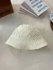 ¡Fumeng~ Muy Recomendado! Transpirable y No Sofocante~ Sombrero de Ganchillo Calado Que Hace que la Cara Parezca Más Pequeña, Sombrero de Pescador con Protección Solar