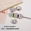 Divertido monstruo m con ojos lindos, diseño divertido, accesorios de bricolaje, material, pulsera de cuentas, collar, joyería, cuentas hechas a mano