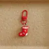 Chaveiro de Papai Noel de Desenho Animado Árvore de Natal Pingente de Bolsa Ornamento Fofo para Mochila de Estudante Presente de Natal