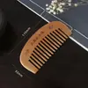 Set de Peines Grandes de Madera de Durazno Tallada de Alta Calidad Que No Tiran del Cabello, Masajean y Suavizan el Cabello, Venta al Por Mayor desde el Fabricante, Cuidado del Cabello